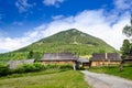 Scenic view of old traditional village Vlkolinec in Slovakia Royalty Free Stock Photo