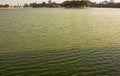 Scenic view of one of the biggest lake in Bangalore  Karnataka  India Royalty Free Stock Photo