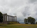 A scenic view of one of the monuments of Calton Hill, Edinbugh, Scotland.