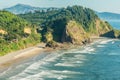 Scenic view of the Oregon coast, Tillamook County Royalty Free Stock Photo