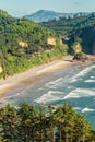 Scenic view of the Oregon coast, Tillamook County Royalty Free Stock Photo
