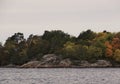 scenic view over the archipelago during autumn