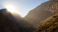 Scenic view over the Colca Canyon, Peru.
