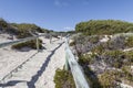 Scenic view over one of the beaches of Rottnest island, Australia. Royalty Free Stock Photo