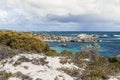 Scenic view over one of the beaches of Rottnest island, Australia. Royalty Free Stock Photo