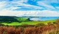 Scenic View over of Robin Hoods Bay Royalty Free Stock Photo