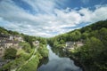 Scenic View over Severn River in Ironbridge Royalty Free Stock Photo