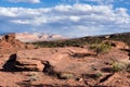 Scenic view from Panorama Point overlook at Capitol Reef National Park Royalty Free Stock Photo