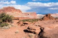 Scenic view from Panorama Point overlook at Capitol Reef National Park Royalty Free Stock Photo