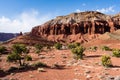 Scenic view from Panorama Point overlook at Capitol Reef National Park Royalty Free Stock Photo