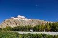 Scenic view of Pelkor Chode monastery overlooking the small city of Gyantse.