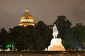 Scenic view of peter the great and isaac cathedral Royalty Free Stock Photo