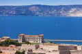 Scenic view of Pharo palace at Old Port, Marseille Royalty Free Stock Photo