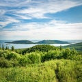 View of  Pic Island from the Overlook Royalty Free Stock Photo