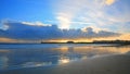 Porthcawl Coney beach Wales sunset