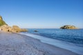 Scenic view of the Portinho da Arrabida beach in Setubal, Portugal