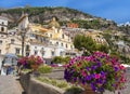 Scenic view of Positano, Amalfi Coast, Campania region in Italy Royalty Free Stock Photo