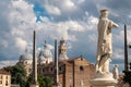 Padua - Scenic view from Prato della Valle on the Abbey of Santa Giustina in Padua, Veneto, Italy, Europe Royalty Free Stock Photo