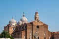 Padua - Scenic view from Prato della Valle on the Basilica of Santa Giustina in Padua, Veneto, Italy, Europe Royalty Free Stock Photo