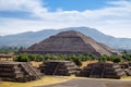 Scenic view of Pyramid of the Sun in Teotihuacan