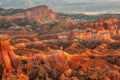 Scenic view of red sandstone hoodoos in Bryce Canyon National Park in Utah, USA Royalty Free Stock Photo