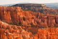 Scenic view of red sandstone hoodoos in Bryce Canyon National Park in Utah, USA Royalty Free Stock Photo