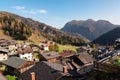 Sauris - Scenic view of remote alpine village of Sauris di Sotto in Carnic Alps, Friuli Venezia Giulia