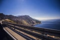 Scenic view on road on Makarska riviera in Croatia. Royalty Free Stock Photo