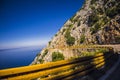 Scenic view on road on Makarska riviera in Croatia. Royalty Free Stock Photo