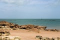 Scenic view of the rocks at Gantheaume Point, Broome, Western Austyralia. Royalty Free Stock Photo