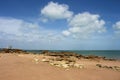 Scenic view from the rocks of the Port of Broome at Gantheaume Point, Western Austyralia.