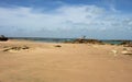 Scenic view from the rocks of the Port of Broome at Gantheaume Point, Western Austyralia. Royalty Free Stock Photo