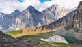 Scenic view of Rocky Mountains in Alberta, Canada Royalty Free Stock Photo