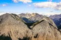 Scenic view of Rocky mountains range in Alberta, Canada Royalty Free Stock Photo