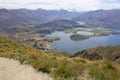 Scenic view from Roys peak, South Island, New Zealand