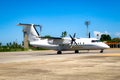 Scenic view of Safarilink Aviation aeroplane Kenya at Moi International Airport in Mombasa, Kenya