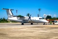Scenic view of Safarilink Aviation aeroplane Kenya at Moi International Airport in Mombasa, Kenya