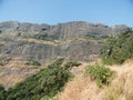 Scenic View Of Sahyadri Mountain Ranges Shot From Harishchandra Fort