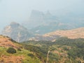 Scenic View Of Sahyadri Mountain Ranges Shot From Harishchandra Fort