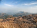 Scenic View Of Sahyadri Mountain Ranges Shot From Harishchandra Fort