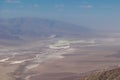 Scenic view of Salt Badwater Basin and Panamint Mountains seen from Dante View in Death Valley National Park, California, USA Royalty Free Stock Photo