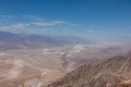 Scenic view of Salt Badwater Basin and Panamint Mountains seen from Dante View in Death Valley National Park, California, USA Royalty Free Stock Photo