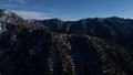 Scenic view of the San Gabriel Mountains. Mount Baldy, Southern California, USA