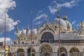 Scenic view of the San Marco Basilica against a beautiful sky, Venice, Italy Royalty Free Stock Photo