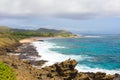 Scenic view of Sandy Beach Park, Oahu, Hawaii Royalty Free Stock Photo