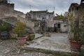 Scenic view of the `Sassi ` district in Matera, in the region of Basilicata Royalty Free Stock Photo