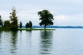 Scenic view of Schweriner Innensee lake in Schwerin, Germany