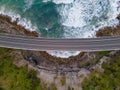 Scenic view of Seacliff Bridge, Wollongong, Australia