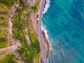 Scenic view of Seacliff Bridge, Wollongong, Australia