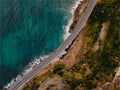 Scenic view of Seacliff Bridge, Wollongong, Australia